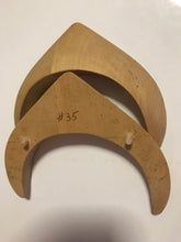 Load image into Gallery viewer, Hat Block - Peaked Split Crown Code 35