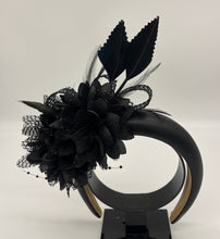 Load image into Gallery viewer, Headband - Faux Leather Black 4cm wide