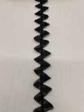 Load image into Gallery viewer, Vintage Crinoline Criss Cross 4cm wide Black