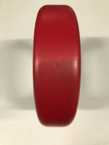 Headband - Faux Leather Red 4cm wide