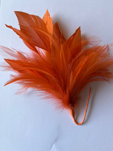 Feather Flower 0412 Burnt Orange