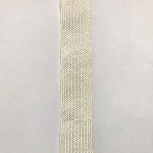 Bias - Fine Straw 3.5cm Wide White