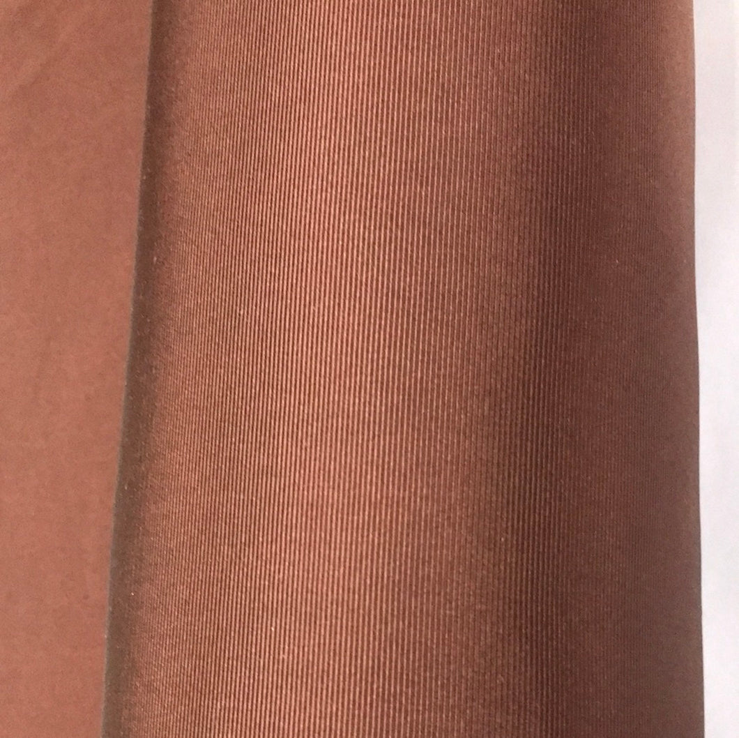 Fabric Vintage Rayonne 100%  - Rich Dark Brown