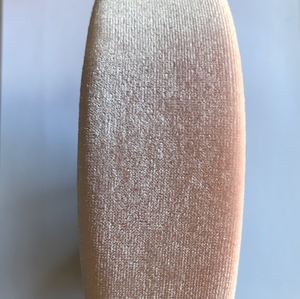 Headband THICK VELVET 4cm wide Pale Pink