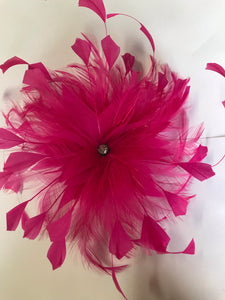 Feather Flower YX12082 Hot Pink