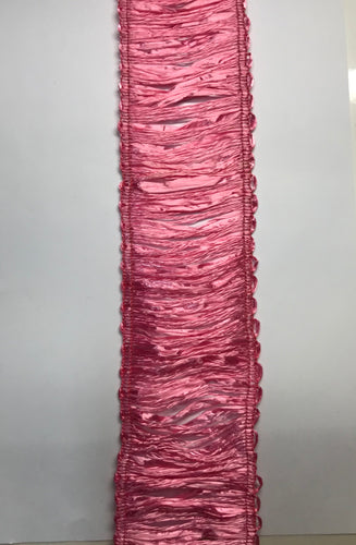 Straw Strands 7cm wide Pink