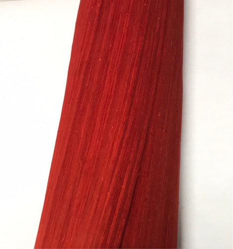 Silk Abaca Dark Red