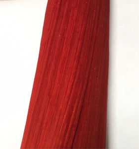 Silk Abaca Dark Red