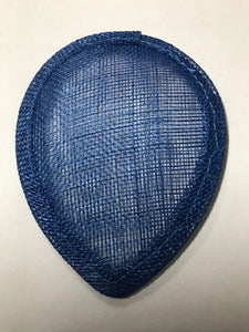 Sinnamay Base Teardrop 9cm x 11.5cm Blue Dark