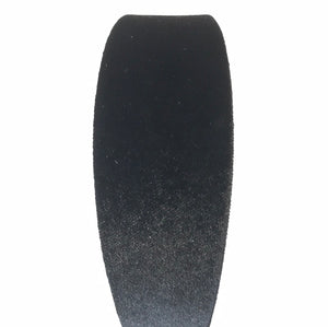 Headband VELVET 4cm wide Black