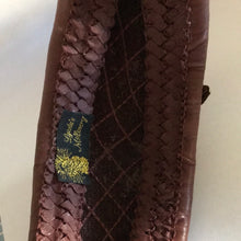 Load image into Gallery viewer, Stretch Straw &amp; Fabric Bias 2.5cm wide Brown