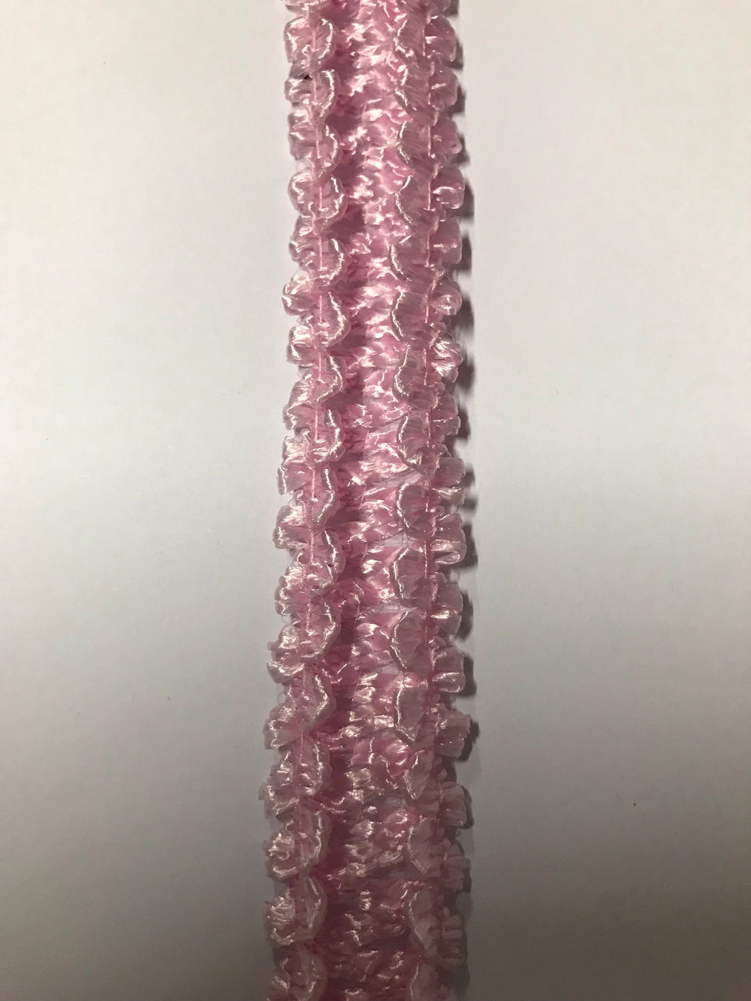 Straw Double Edge Braid 3cm Wide Pink