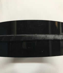 Metal Satin covered Head Band 5mm Black