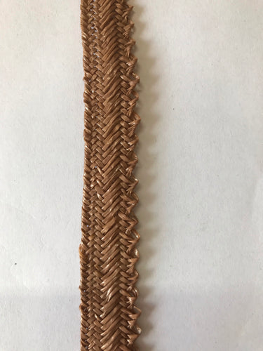 Straw Braid 1.5cm wide Brown
