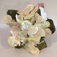 Load image into Gallery viewer, Vintage Velvet Hydrangea Posy - Ivory