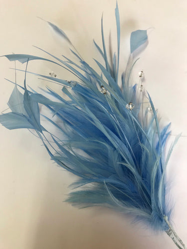 Feather Flower Mount 0422 Sky Blue