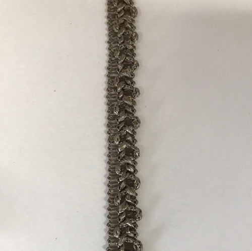 Braid Pewter1.5cm wide