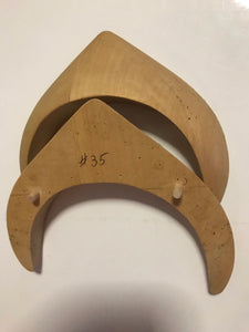 Hat Block - Peaked Split Crown Code 35