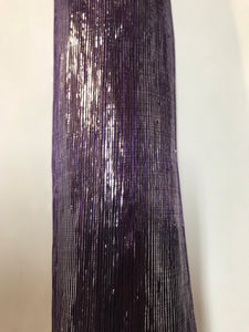 Silk Abaca Scintilla Purple & Silver