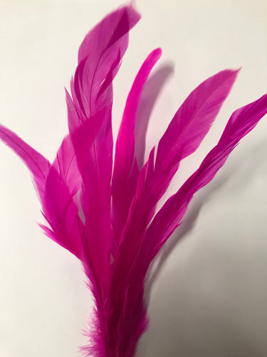 Coque Feathers Non-Stripped Hot Pink