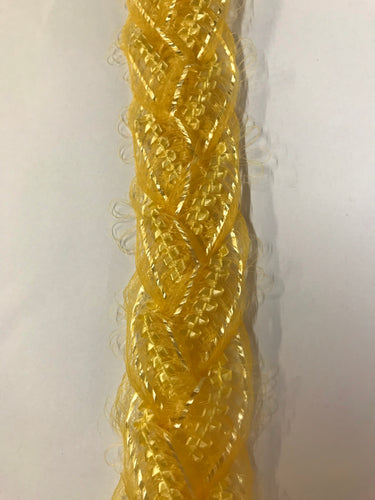 Vintage Swiss Crinoline Braid 4cm wide Code 103 Golden Yellow