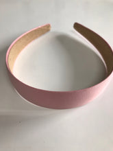 Load image into Gallery viewer, Headband Satin Covered 3cm Pink