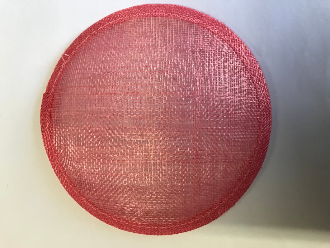 Sinnamay Base Round 14cm Pink