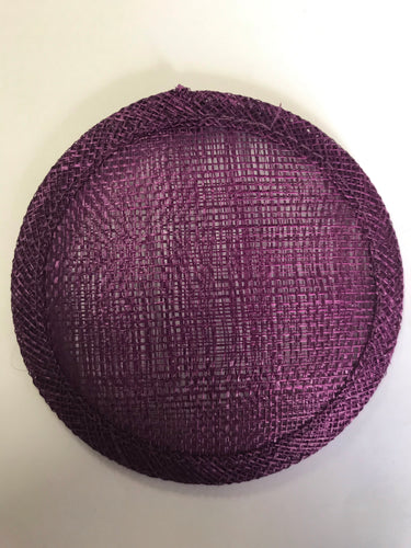 Sinnamay Base Round 10cm Purple
