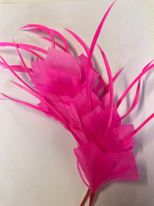 Feather Flower BY-FM306 Fluro Pink