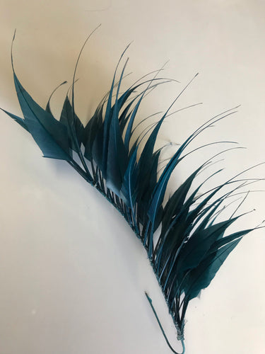 Feather Mount Spike Dark Teal Code F201501