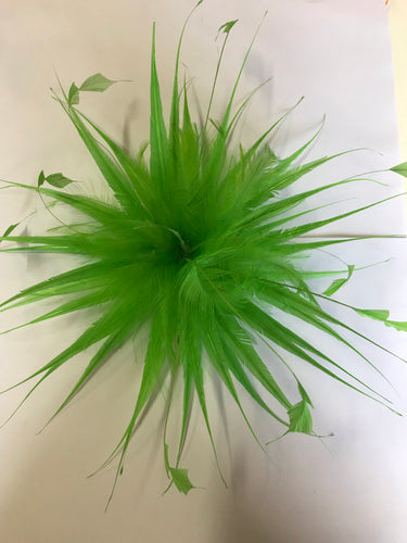 Spiky Feather Flower YX12102 Lime Green (040)