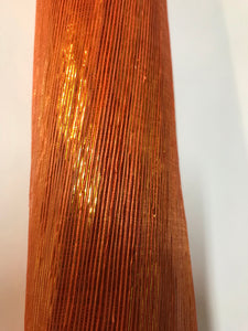 Silk Abaca Scintilla Orange & Gold