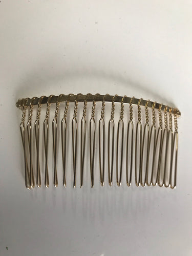 Metal Gold Comb