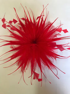Spiky Feather Flower YX12102 Red (004)