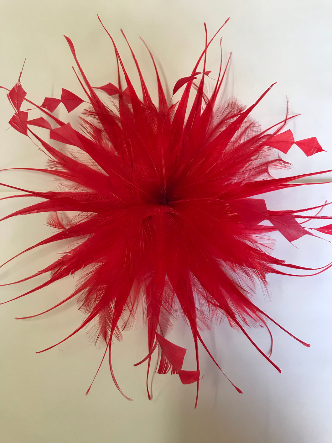 Spiky Feather Flower YX12102 Red (004)