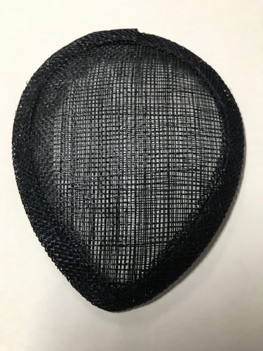 Sinnamay Base Teardrop 9cm x 11.5cm Dark  Navy