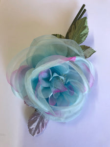 Flower Soft Rose - Multi Blue/Pink Code 12