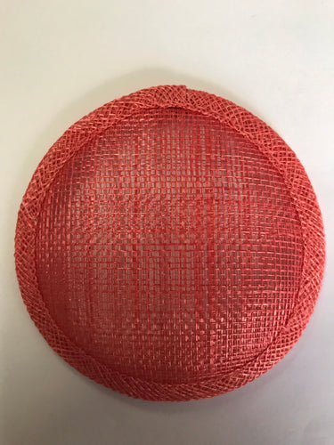 Sinnamay Base Round 10cm Orange