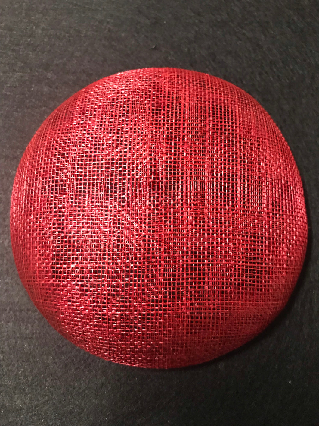 Sinnamay Button Base 14cm Cherry Red