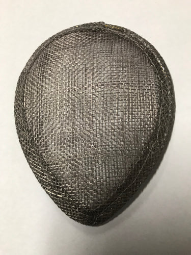 Sinnamay Base Teardrop 9cm x 11.5cm Grey