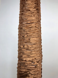 Straw Strands 7cm wide Brown