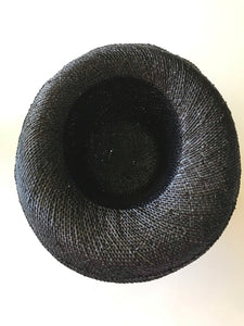 Brim Hat Straw  - Navy