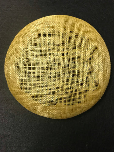 Sinnamay Button Base 14cm Yellow