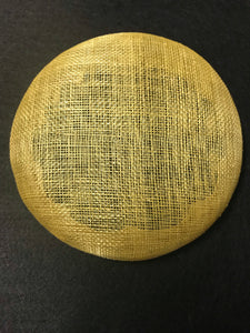 Sinnamay Button Base 14cm Yellow