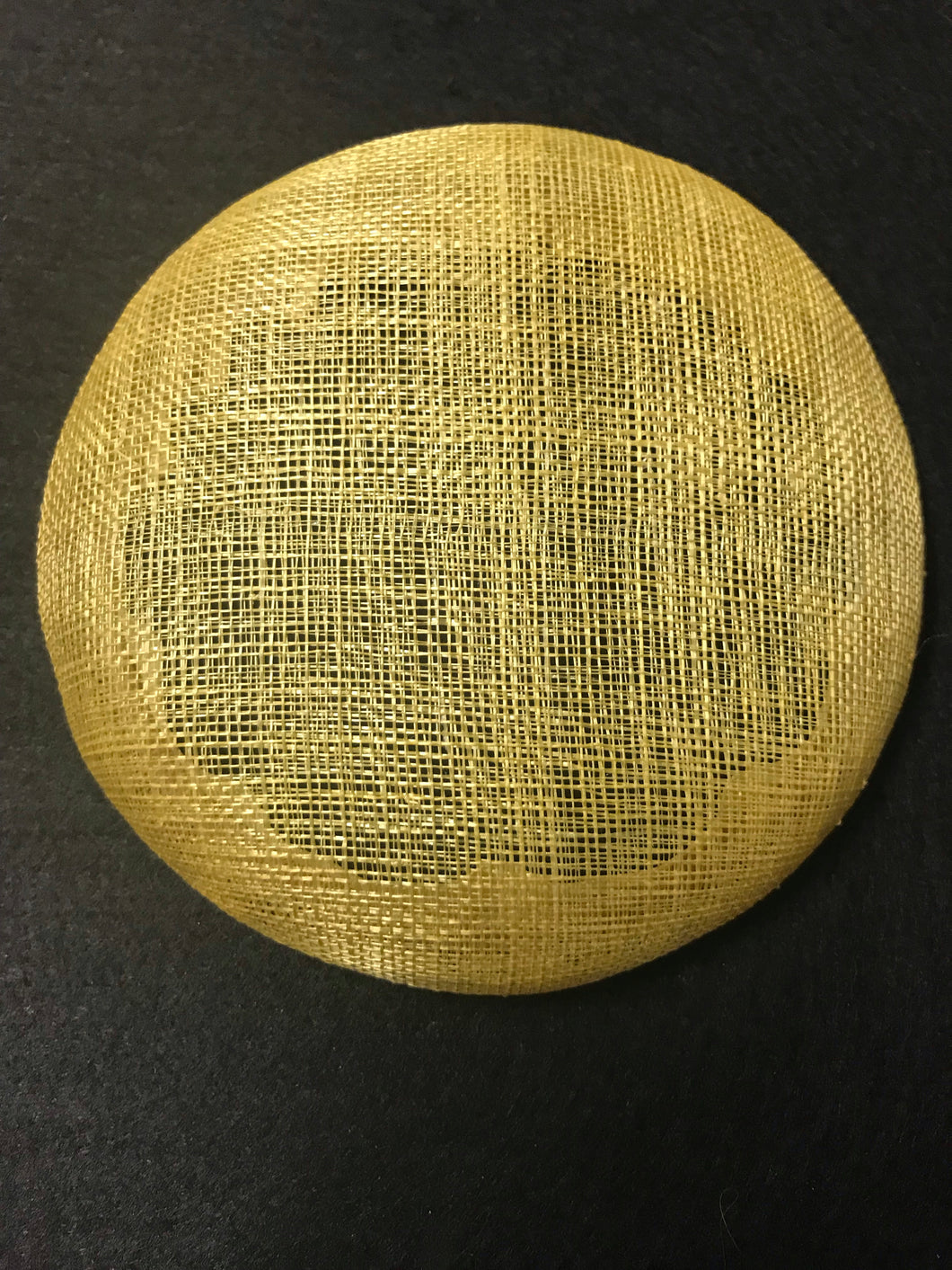 Sinnamay Button Base 14cm Yellow
