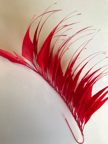 Feather Mount Spike Red Code F201501