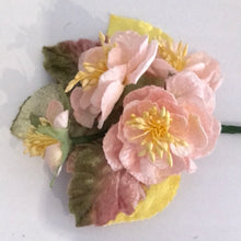 Load image into Gallery viewer, Vintage Velvet Flower Posy -  Code 2 Pink/Yellow/Green