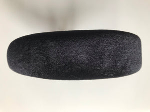 Headband THICK VELVET 4cm wide Black