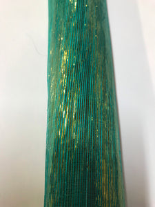 Silk Abaca Scintilla Green & Gold