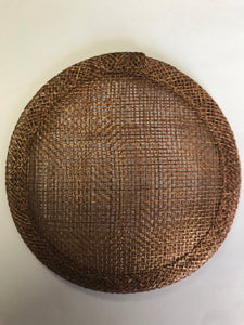 Sinnamay Base Round 10cm Brown